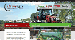 Desktop Screenshot of hayesagri.com