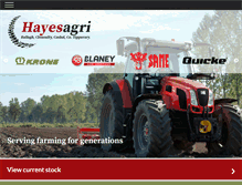 Tablet Screenshot of hayesagri.com